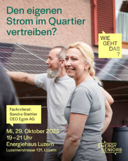 Infoveranstaltung: Den eigenen Strom im Quartier vertreiben? Wie geht das? (vZEV) (LEG)